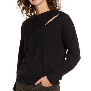 Mixed Media Sweatshirt Size M